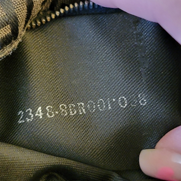 Fendi Mama Baugette FF Logo Brown Black Shoulder Bag Purse - Picture 9 of 9